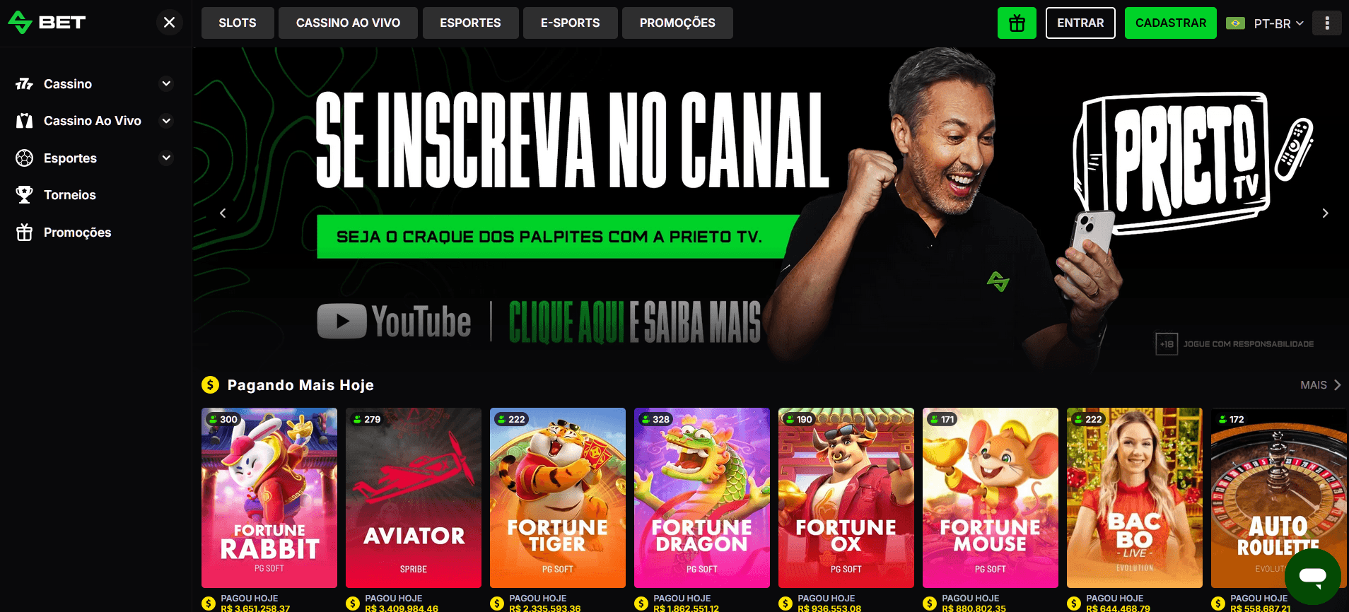 Screenshot do projeto Suprema Gaming & Co.